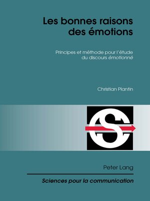 cover image of Les bonnes raisons des émotions